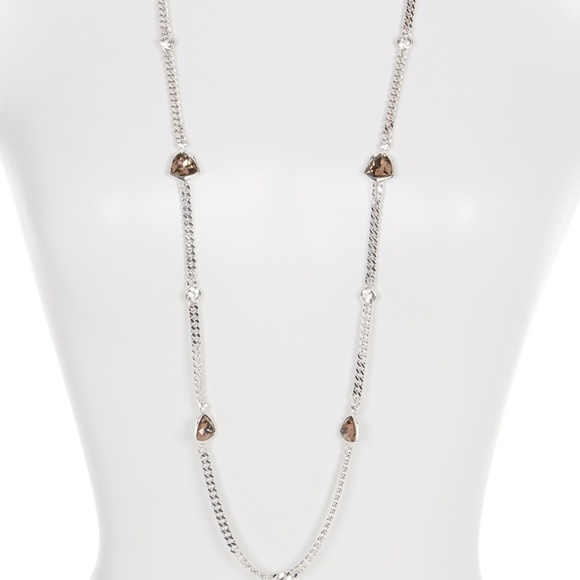 Givenchy Crystal/Chain Necklace - Picture 1 of 5